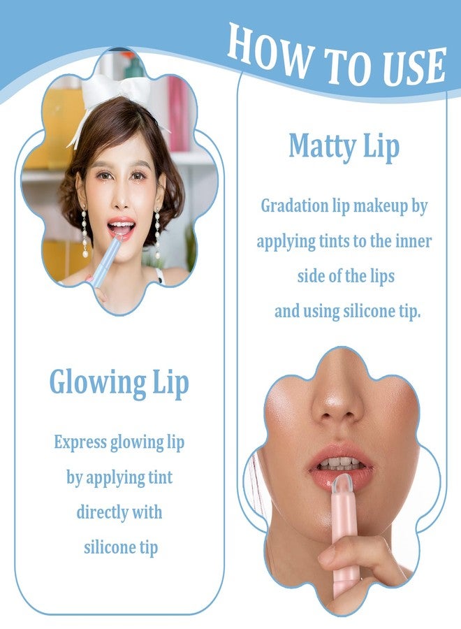 oruola فرشاة شفاه سيليكونية مكونة من 3 قطع، أداة لوضع مرطب الشفاه، أداة قابلة لإعادة الاستخدام لوضع قناع الشفاه، أداة سيليكونية عالية المرونة لوضع مرطب الشفاه، ملمع الشفاه، خافي العيوب، لون الماكرون - Image 5